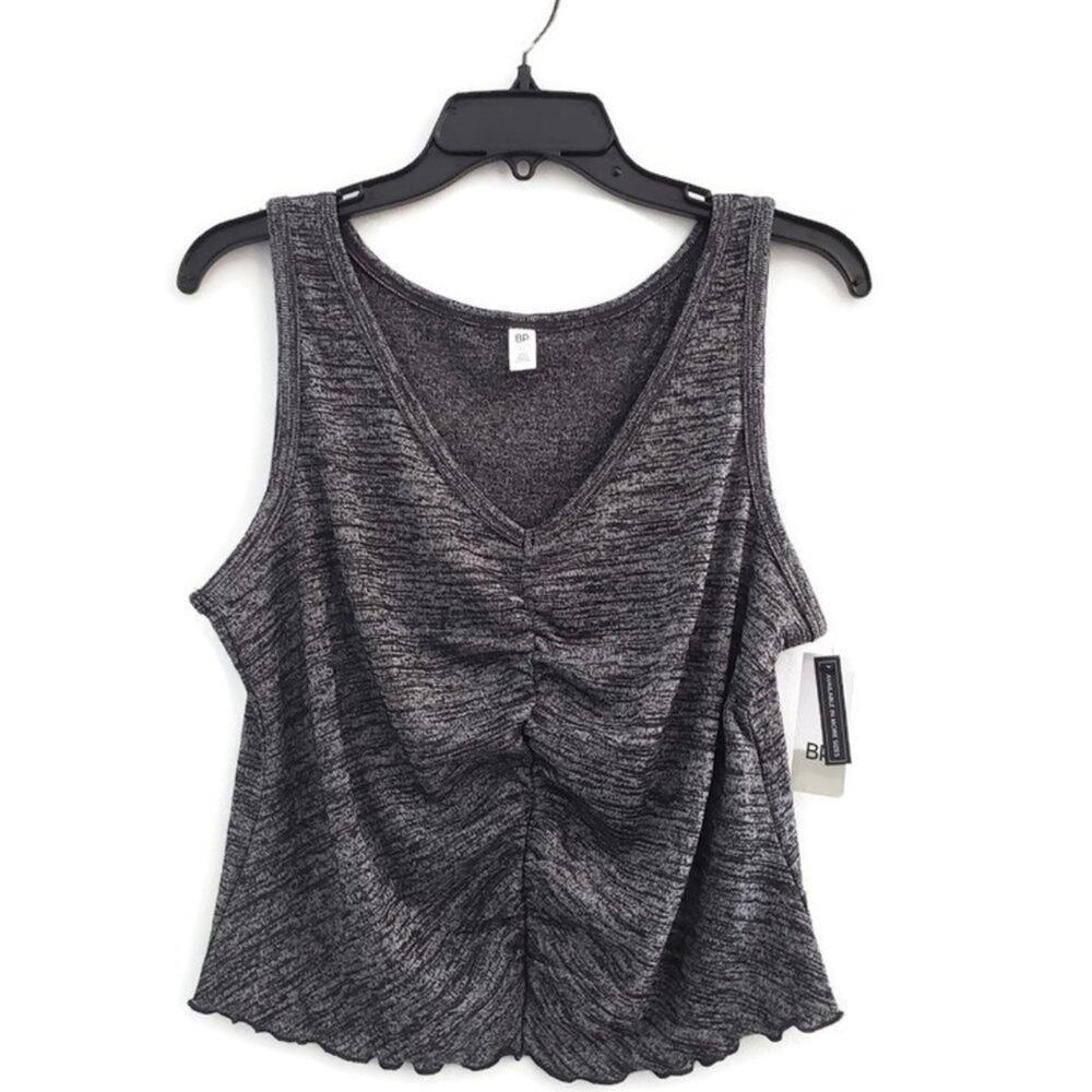 BP Women's Gathered Bodice Cropped Tank Top XL